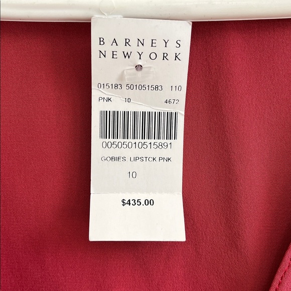 Shipley and Halmos Barneys New York red silk dress size 10 new - Picture 6 of 16